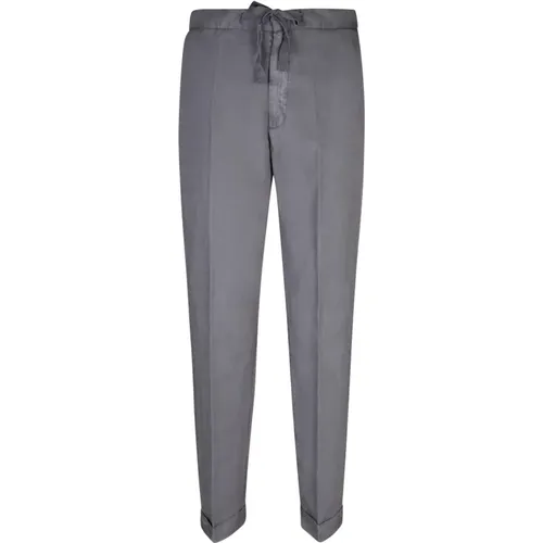 Mens Clothing Trousers Grey Ss24 , male, Sizes: L - Officine Générale - Modalova