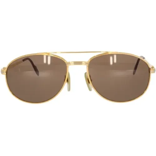 Pre-owned Metal sunglasses , female, Sizes: ONE SIZE - Cartier Vintage - Modalova