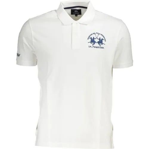 Elegantes Weißes Poloshirt - LA MARTINA - Modalova