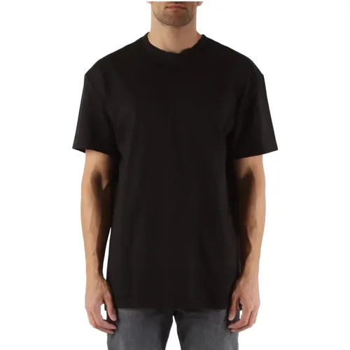 Oversize Baumwoll T-shirt , Herren, Größe: L - Calvin Klein Jeans - Modalova