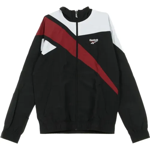 Vector Windbreaker Jacket Black/Burgundy , male, Sizes: M - Reebok - Modalova