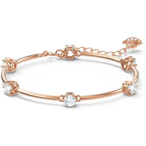 Constella White Rose Gold Bracelet , female, Sizes: ONE SIZE - Swarovski - Modalova