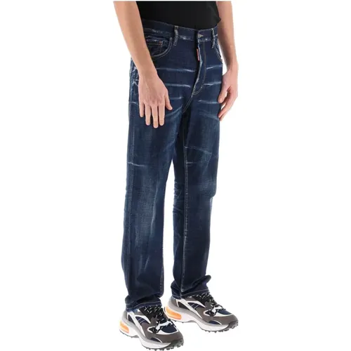Dunkle saubere Waschung Tapered Jeans - Dsquared2 - Modalova
