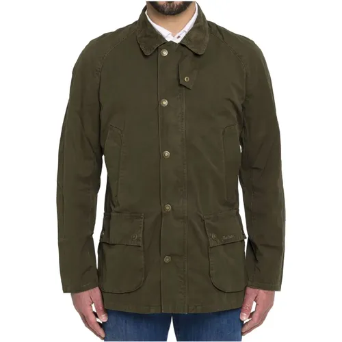 Olive Casual Jacket Ss24 , male, Sizes: 2XL, M - Barbour - Modalova