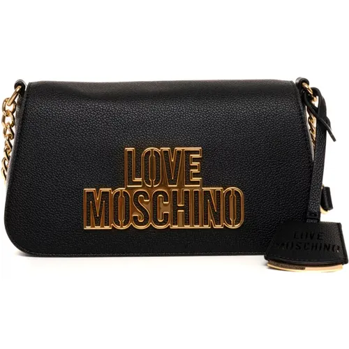 Stilvolle Kleine Tasche mit Verstellbarem Riemen - Love Moschino - Modalova