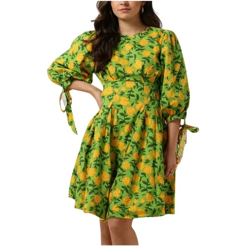Grün & Gelb Mini Kleid Alexis-dr , Damen, Größe: M - Harper & Yve - Modalova