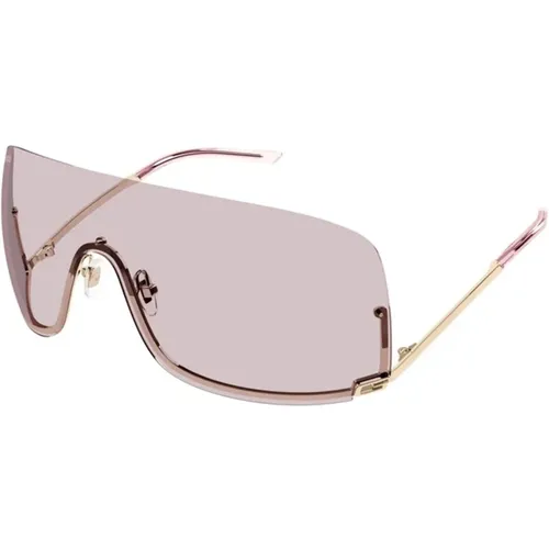 Gold Pink Sunglasses Gg1560S 004 , unisex, Sizes: ONE SIZE - Gucci - Modalova