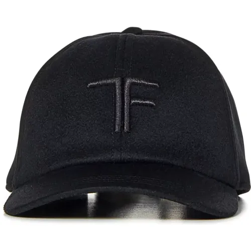 Schwarze Baseballkappe Zubehör - Tom Ford - Modalova