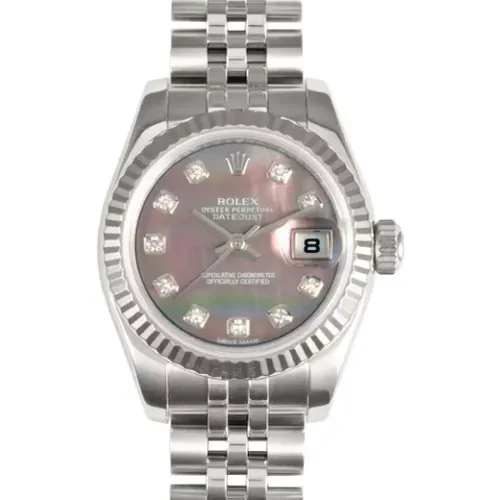 Pre-owned Stainless Steel watches , female, Sizes: ONE SIZE - Rolex Vintage - Modalova