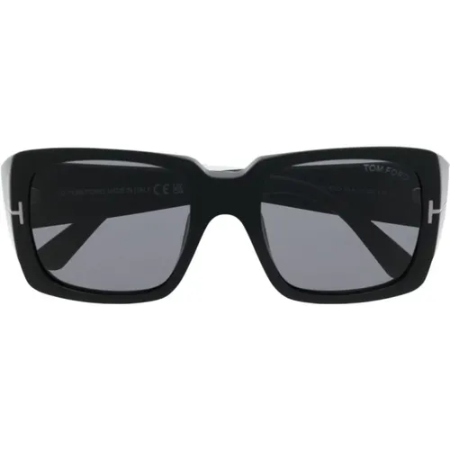 Schwarze Sonnenbrille für den täglichen Gebrauch , Damen, Größe: 51 MM - Tom Ford - Modalova