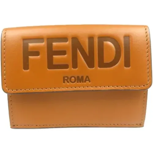 Pre-owned Leather wallets , female, Sizes: ONE SIZE - Fendi Vintage - Modalova