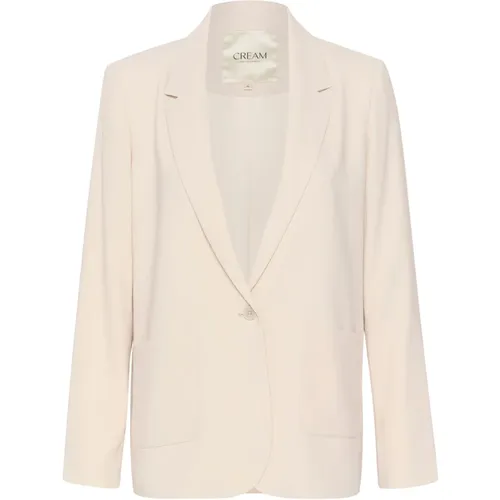 Ancient Scroll Blazer Jacke , Damen, Größe: S - Cream - Modalova