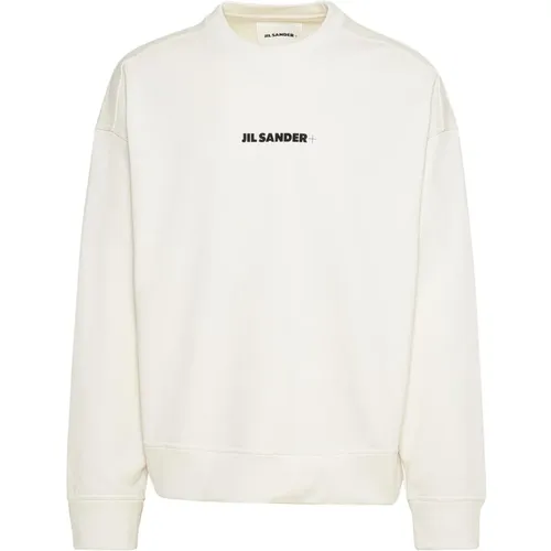 Cotton Cream Sweater , male, Sizes: M - Jil Sander - Modalova