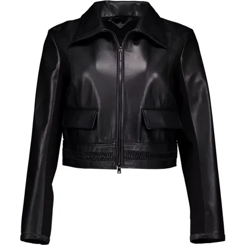 Leather Jackets , Damen, Größe: M - Marc Cain - Modalova