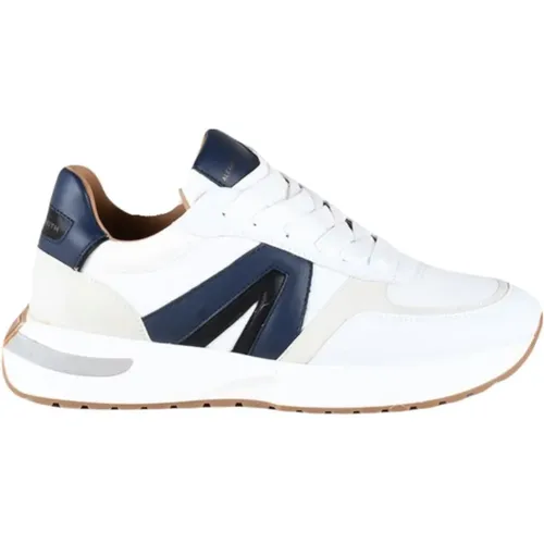 Sneakers - /Blue - Stylish Model , male, Sizes: 11 UK, 5 UK, 10 UK - Alexander Smith - Modalova