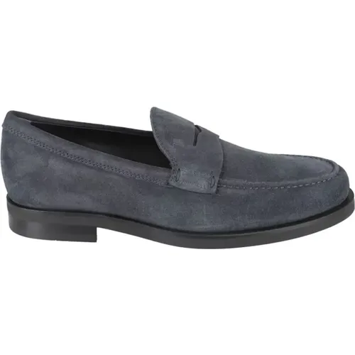 Wildleder Gummisohle Loafer Schuh , Herren, Größe: 42 EU - TOD'S - Modalova