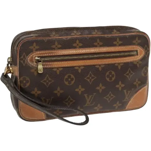 Pre-owned Canvas clutches , female, Sizes: ONE SIZE - Louis Vuitton Vintage - Modalova