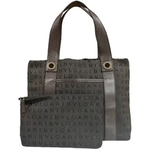 Pre-owned Canvas handbags , female, Sizes: ONE SIZE - Bvlgari Vintage - Modalova