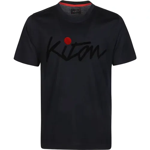 T-Shirt , male, Sizes: XL, M, 2XL, L - Kiton - Modalova