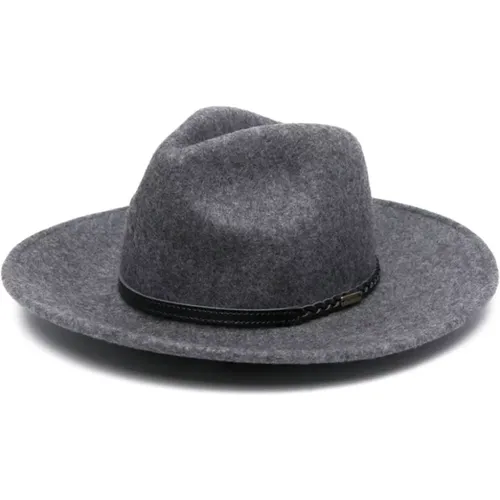 Grey Wool Felted Teardrop Hat , female, Sizes: M - Barbour - Modalova