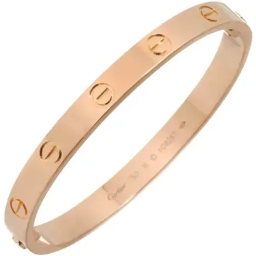 Pre-owned Rose Gold bracelets , female, Sizes: ONE SIZE - Cartier Vintage - Modalova