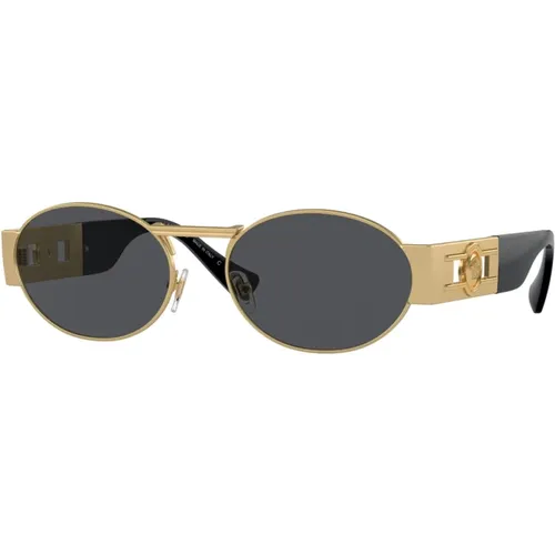 Luxus-Sonnenbrillen Kollektion , unisex, Größe: 56 MM - Versace - Modalova