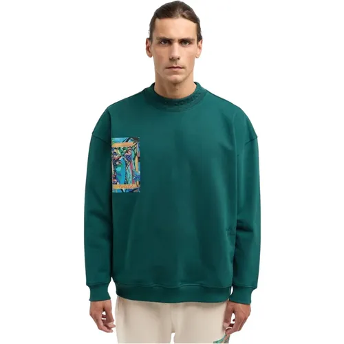 De Stermich Oversize Sweatshirt , Herren, Größe: XL - carlo colucci - Modalova