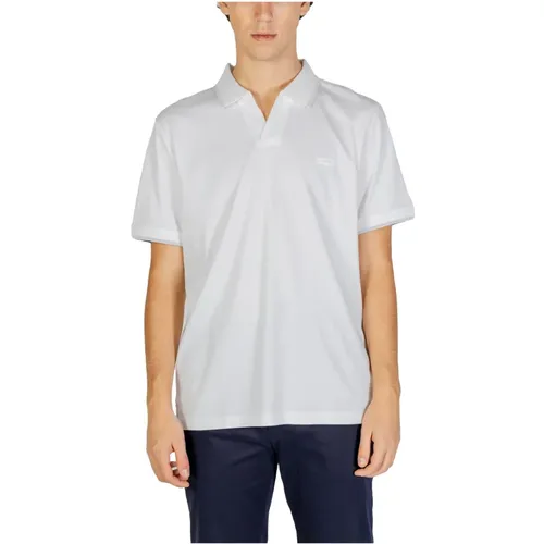 Weißes Polo Shirt Herbst/Winter , Herren, Größe: 2XL - Calvin Klein Jeans - Modalova