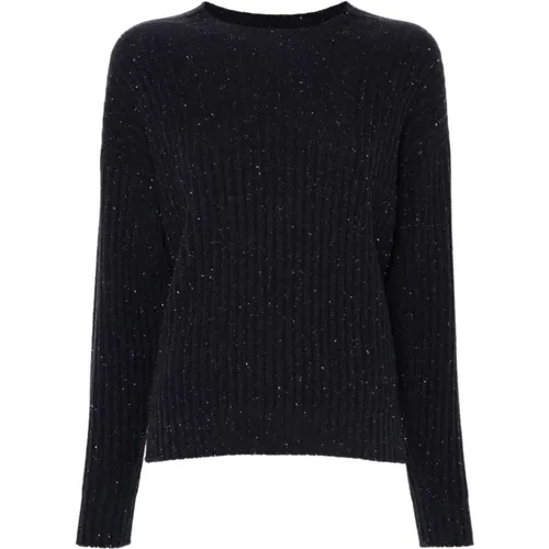 Blaue Pullover für Frauen , Damen, Größe: M - PESERICO - Modalova