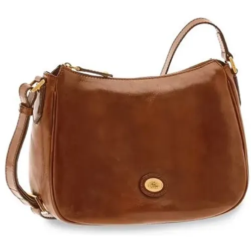 Leather Shoulder Bag Elegant Design , female, Sizes: ONE SIZE - The Bridge - Modalova