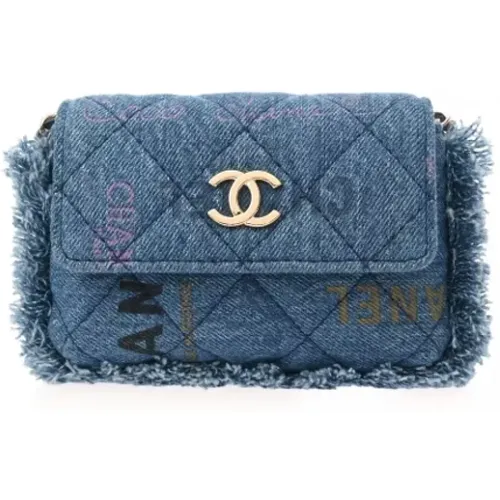 Pre-owned Denim chanel-bags , female, Sizes: ONE SIZE - Chanel Vintage - Modalova