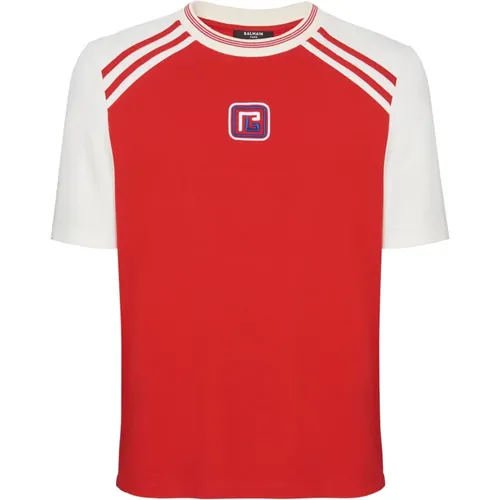 Retro PB T-Shirt Balmain - Balmain - Modalova