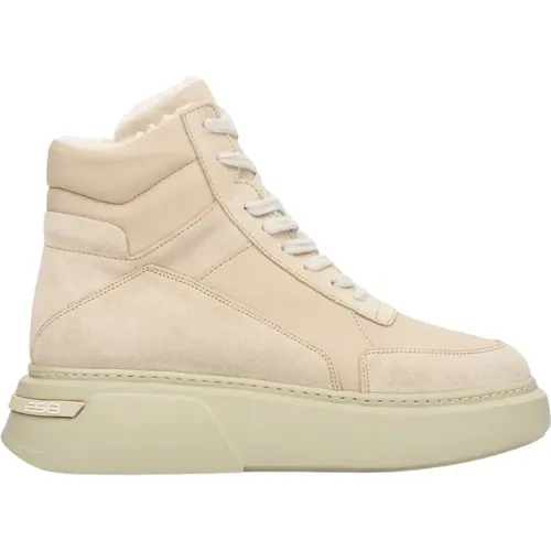 Wildleder High-Top Wintersneaker , Damen, Größe: 37 EU - Estro - Modalova