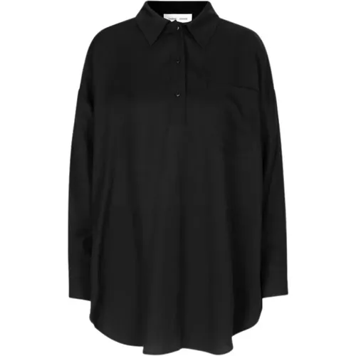 Langarmshirt mit Schnürung am Rücken , Damen, Größe: Xs/S - Samsøe Samsøe - Modalova