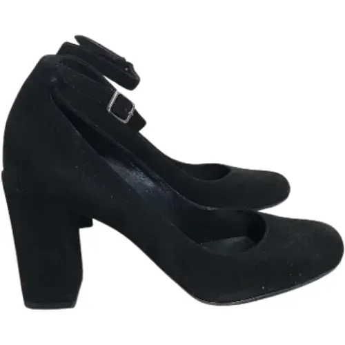 Pre-owned Suede heels , female, Sizes: 3 UK - Saint Laurent Vintage - Modalova