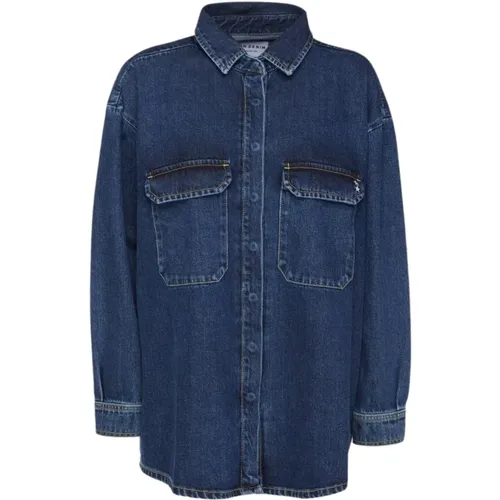 Denim Eva Shirt , female, Sizes: L, M - Icon Denim - Modalova