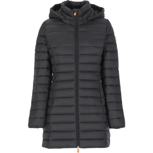 Waterproof Long Padded Jacket , female, Sizes: 2XL, XL - Save The Duck - Modalova