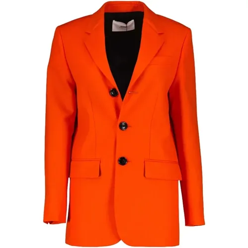 Wollklassiker Blazer Gerader Schnitt - Ami Paris - Modalova