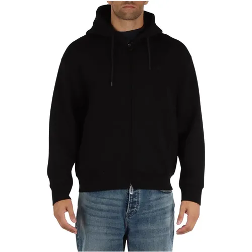 Hoodie mit Reißverschluss aus Baumwollmischung , Herren, Größe: 2XL - Emporio Armani - Modalova