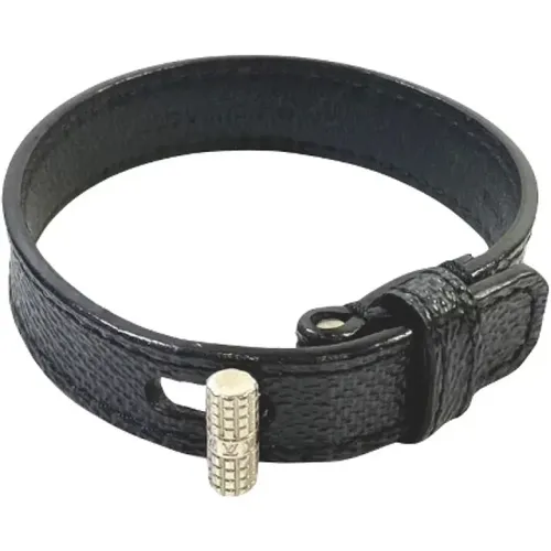 Pre-owned Leather bracelets , male, Sizes: ONE SIZE - Louis Vuitton Vintage - Modalova
