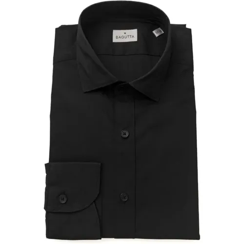 Slim-Fit Shirt with French Collar , male, Sizes: 5XL, 2XL, XL, 3XL - Bagutta - Modalova