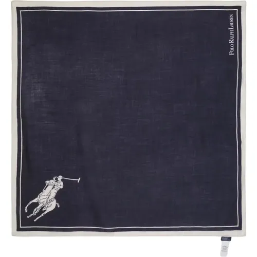 Marineblauer Seidenschal für Frauen - Polo Ralph Lauren - Modalova