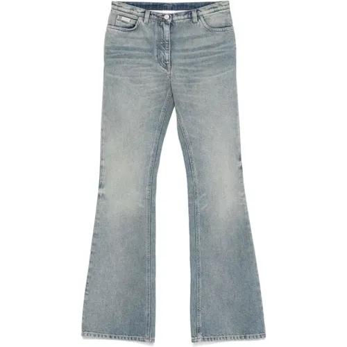 Blau Bootcut Denim Jeans , Damen, Größe: W27 - Courrèges - Modalova