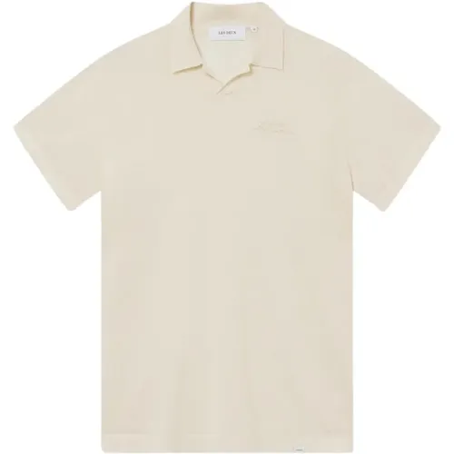 Linen Cotton Polo Knit Shirt , male, Sizes: L, M, XL - Les Deux - Modalova