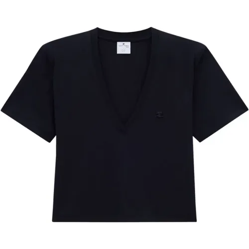 Women's Clothing T-Shirts & Polos Ss24 , female, Sizes: XS, M, L, S - Courrèges - Modalova