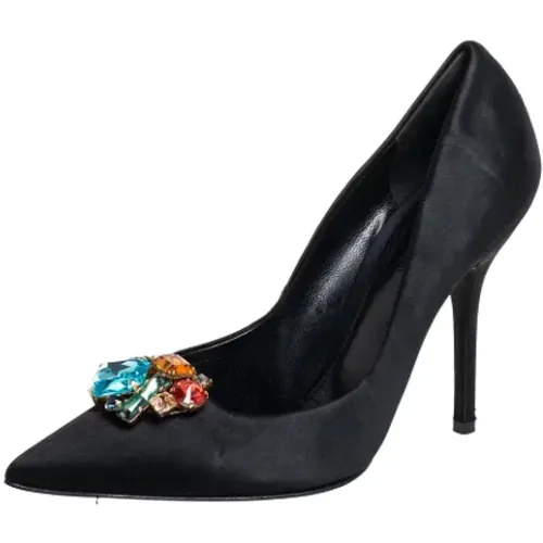 Pre-owned Satin heels , female, Sizes: 6 UK - Dolce & Gabbana Pre-owned - Modalova