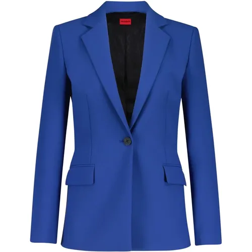 Fitted Blazer Atana , female, Sizes: XS, S - Hugo Boss - Modalova