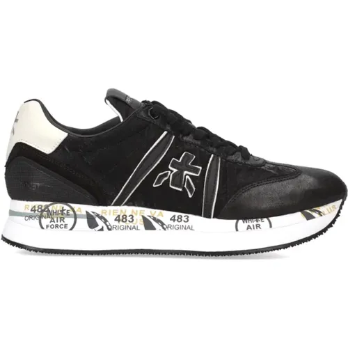 Quality Leather Sneakers with Glam Details , female, Sizes: 4 UK, 6 UK, 3 UK, 7 UK, 5 UK - Premiata - Modalova