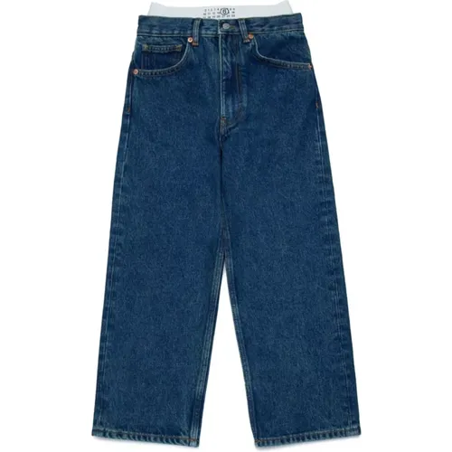 Blaue Jeans für Frauen - MM6 Maison Margiela - Modalova