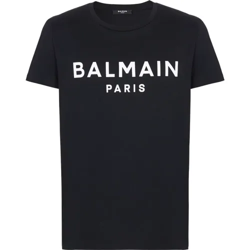 Paris T-Shirt , Herren, Größe: M - Balmain - Modalova